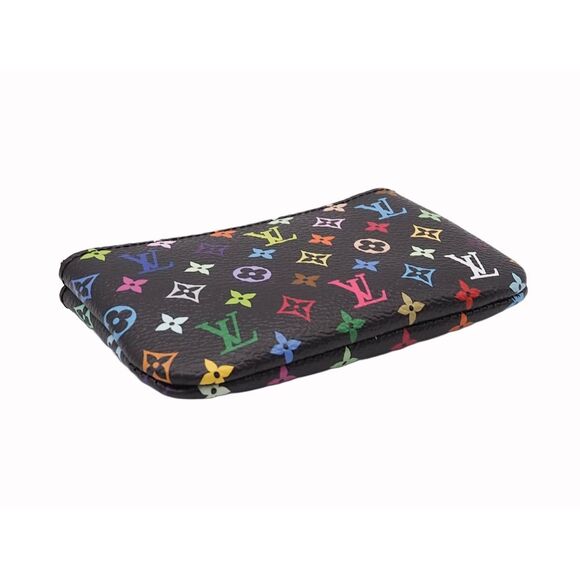Louis Vuitton Murakami Key Pouch LV X TM Multicolor Black Cles Pochette 2025 - Picture 6 of 12